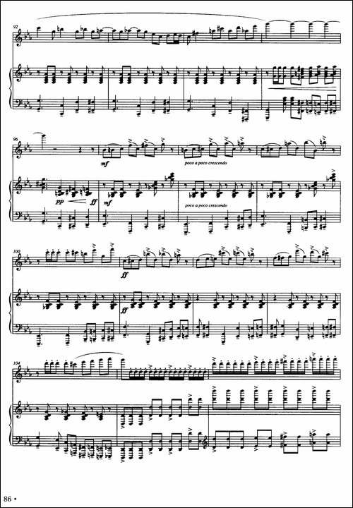 对一段时光的记忆-长笛+钢琴-长笛五线谱|长笛谱 - 图7 对一段时光的记忆-长笛+钢琴-长笛五线谱|长笛谱