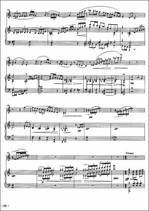 对一段时光的记忆-长笛+钢琴-长笛五线谱|长笛谱 - 图9 对一段时光的记忆-长笛+钢琴-长笛五线谱|长笛谱