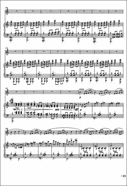 对一段时光的记忆-长笛+钢琴-长笛五线谱|长笛谱 - 图10 对一段时光的记忆-长笛+钢琴-长笛五线谱|长笛谱