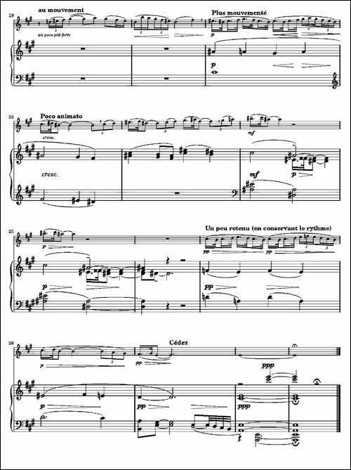 小牧羊人-长笛五线谱|长笛谱