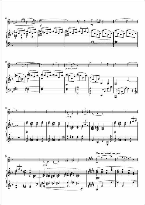 Debussy-Reverie-德彪西-幻想曲--长笛五线谱|长笛谱 - 图4 Debussy-Reverie-德彪西-幻想曲--长笛五线谱|长笛谱