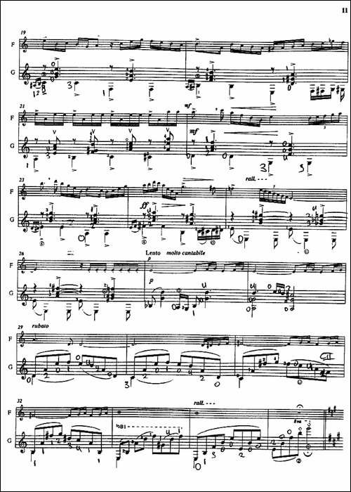 Histoire-du-Tango：3、Nightclub-1960-长笛+-长笛五线谱|长笛谱