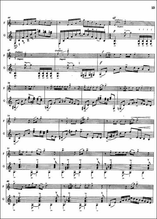 Histoire-du-Tango：3、Nightclub-1960-长笛+-长笛五线谱|长笛谱