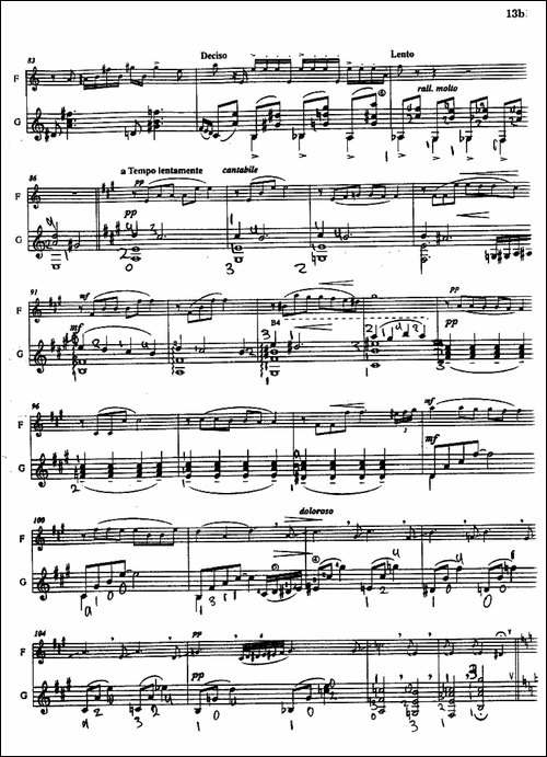 Histoire-du-Tango：3、Nightclub-1960-长笛+-长笛五线谱|长笛谱