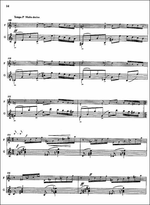 Histoire-du-Tango：3、Nightclub-1960-长笛+-长笛五线谱|长笛谱