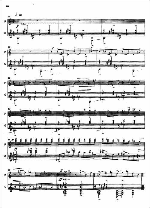 Histoire-du-Tango：4、Concerto-d’aujourd-长笛五线谱|长笛谱