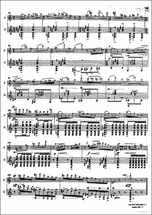 Histoire-du-Tango：4、Concerto-d’aujourd-长笛五线谱|长笛谱
