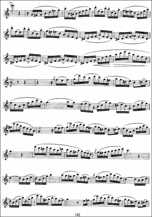 回旋曲-波姆作曲版-长笛五线谱|长笛谱 - 图4 回旋曲-波姆作曲版-长笛五线谱|长笛谱