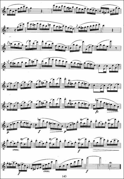 回旋曲-波姆作曲版-长笛五线谱|长笛谱 - 图5 回旋曲-波姆作曲版-长笛五线谱|长笛谱