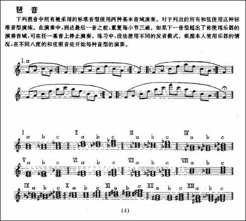 长笛和双簧管的日常练习-长笛五线谱|长笛谱