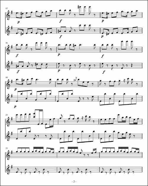 Title-Theme-of-Angry-Birds-《愤怒的小鸟》主-长笛五线谱|长笛谱