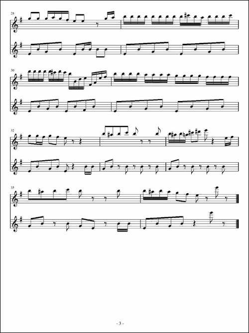 Title-Theme-of-Angry-Birds-《愤怒的小鸟》主-长笛五线谱|长笛谱