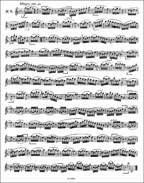 15首如歌的练习曲之6—10-长笛五线谱|长笛谱