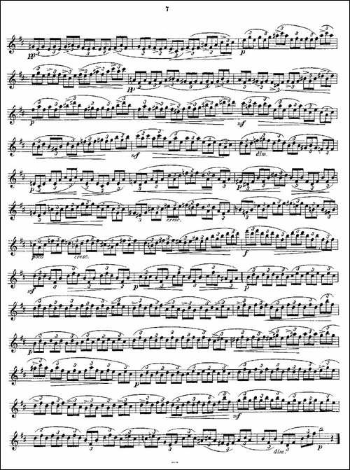 24-instructive-Uebungen.Op.30-1—12-长笛五线谱|长笛谱