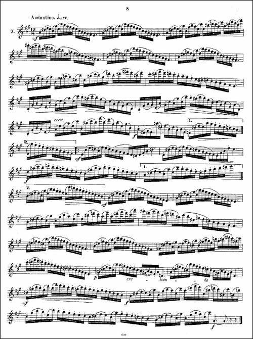 24-instructive-Uebungen.Op.30-1—12-长笛五线谱|长笛谱