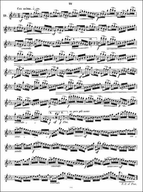 24-instructive-Uebungen.Op.30-13—24-长笛五线谱|长笛谱