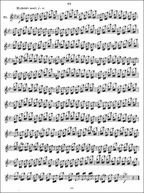 24-instructive-Uebungen.Op.30-13—24-长笛五线谱|长笛谱