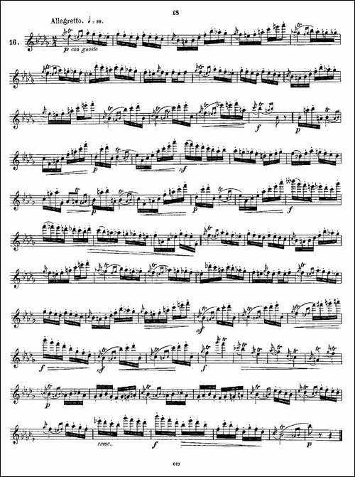 24-instructive-Uebungen.Op.30-13—24-长笛五线谱|长笛谱