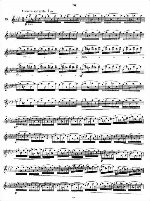 24-instructive-Uebungen.Op.30-13—24-长笛五线谱|长笛谱