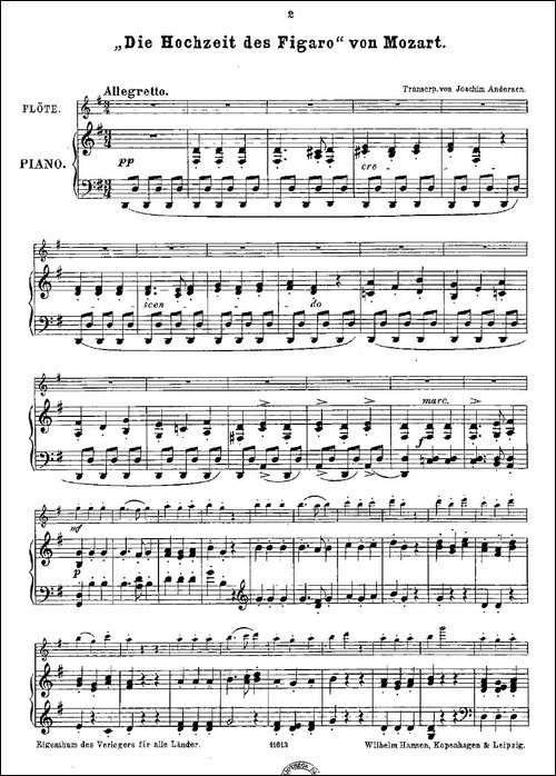 Opern-Transcriptionen.Op.45-1-长笛+钢琴伴-长笛五线谱|长笛谱