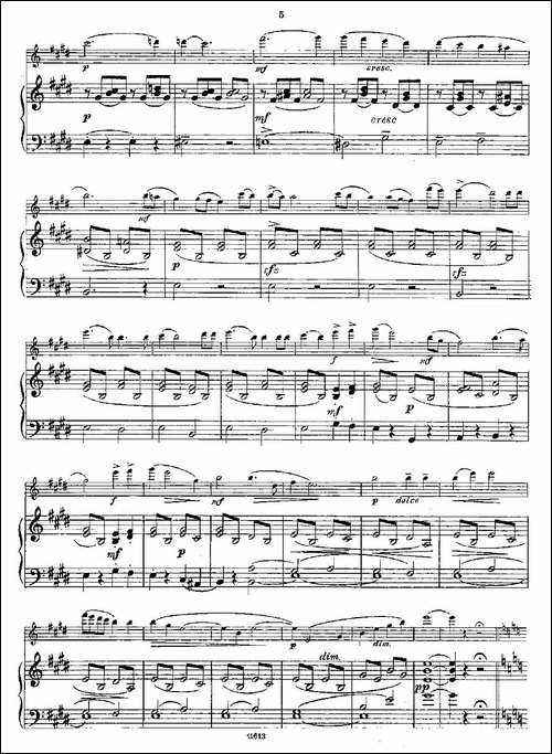 Opern-Transcriptionen.Op.45-1-长笛+钢琴伴-长笛五线谱|长笛谱