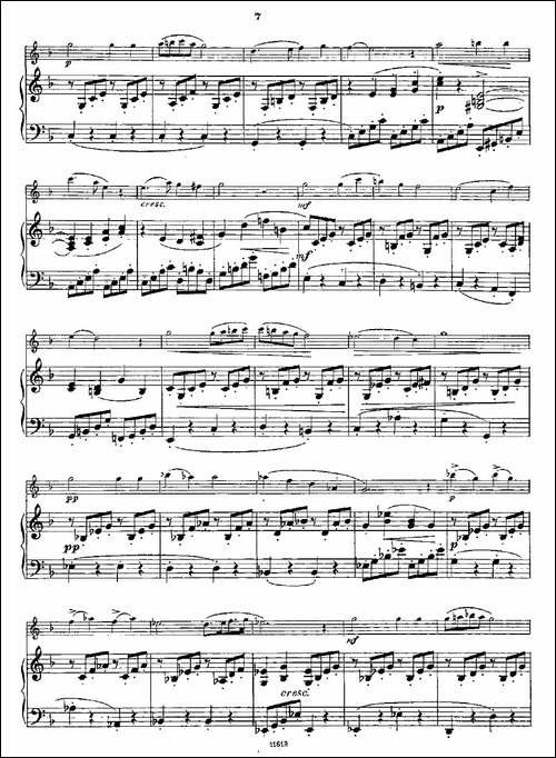 Opern-Transcriptionen.Op.45-1-长笛+钢琴伴-长笛五线谱|长笛谱