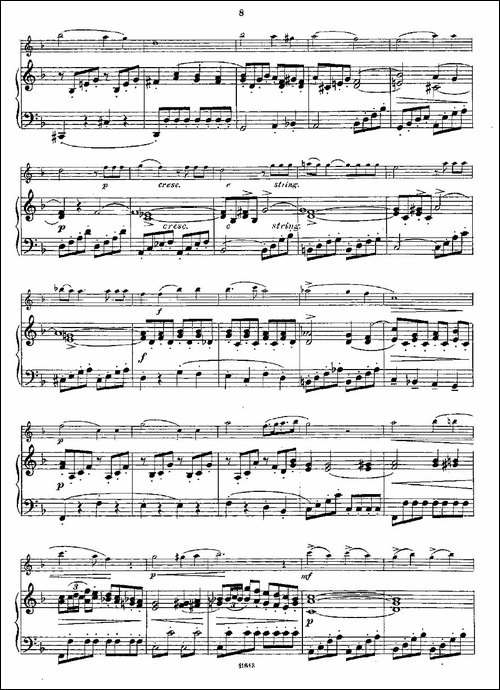 Opern-Transcriptionen.Op.45-1-长笛+钢琴伴-长笛五线谱|长笛谱