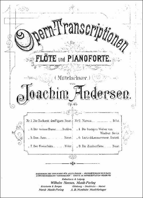 Opern-Transcriptionen.Op.45-2-长笛+钢琴伴-长笛五线谱|长笛谱