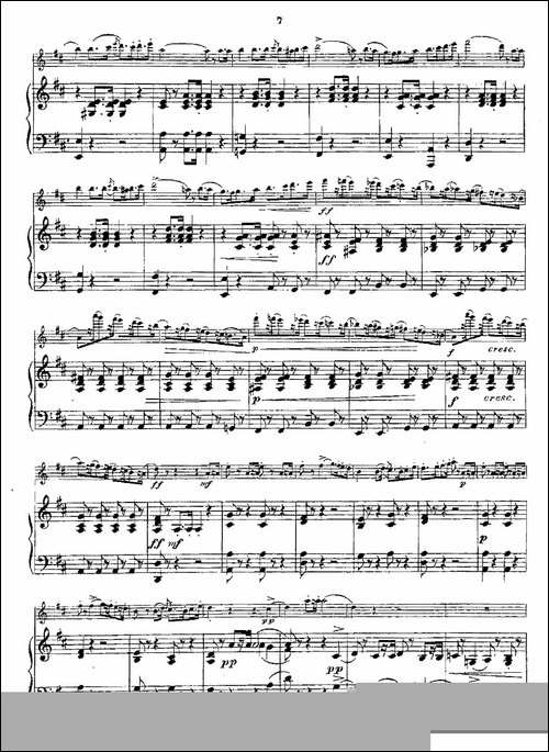 Opern-Transcriptionen.Op.45-2-长笛+钢琴伴-长笛五线谱|长笛谱