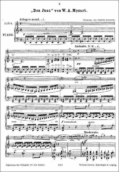 Opern-Transcriptionen.Op.45-5-长笛+钢琴伴-长笛五线谱|长笛谱