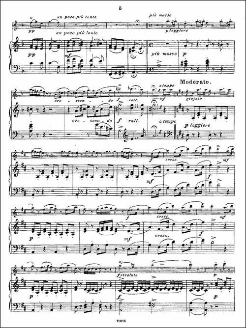 Opern-Transcriptionen.Op.45-5-长笛+钢琴伴-长笛五线谱|长笛谱