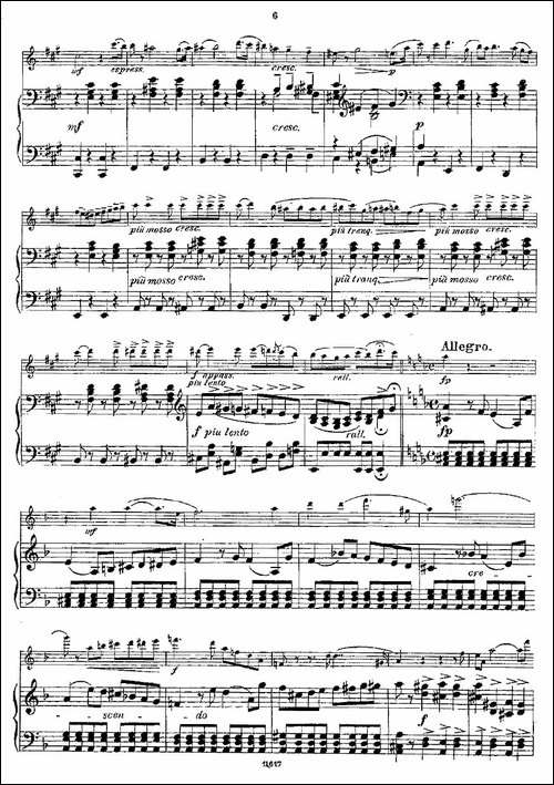 Opern-Transcriptionen.Op.45-6-长笛+钢琴伴-长笛五线谱|长笛谱