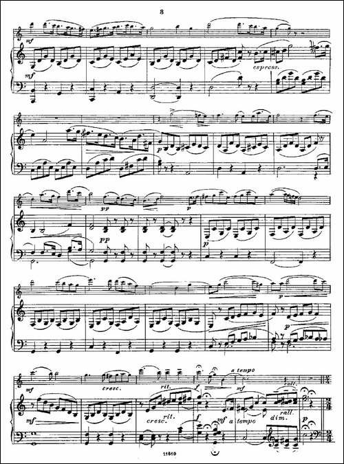 Opern-Transcriptionen.Op.45-7-长笛+钢琴伴-长笛五线谱|长笛谱