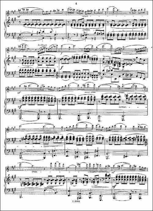 Wiedersehen.Op.46-长笛+钢琴伴奏-长笛五线谱|长笛谱