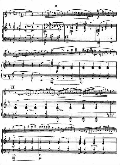 Chaminade-Flute-Concertino-莎米纳德长笛协奏-长笛五线谱|长笛谱