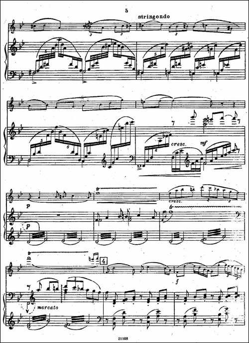 Chaminade-Flute-Concertino-莎米纳德长笛协奏-长笛五线谱|长笛谱