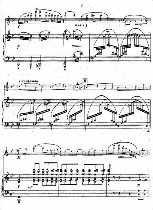 Chaminade-Flute-Concertino-莎米纳德长笛协奏-长笛五线谱|长笛谱