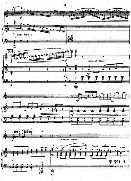 Chaminade-Flute-Concertino-莎米纳德长笛协奏-长笛五线谱|长笛谱