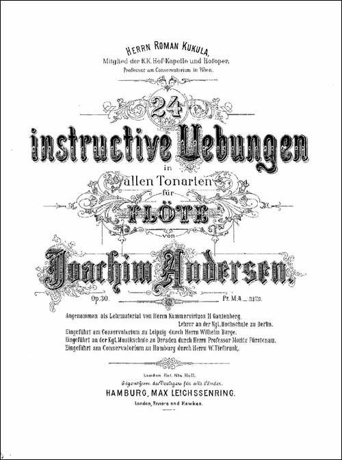 Andersen-etude-op30-之1—12-练习曲作品30号-长笛五线谱|长笛谱