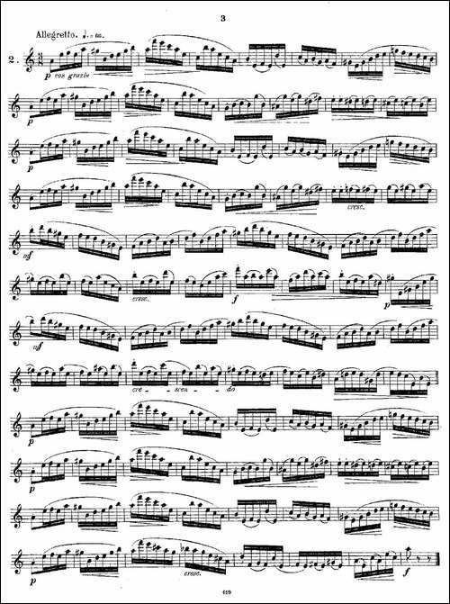 Andersen-etude-op30-之1—12-练习曲作品30号-长笛五线谱|长笛谱