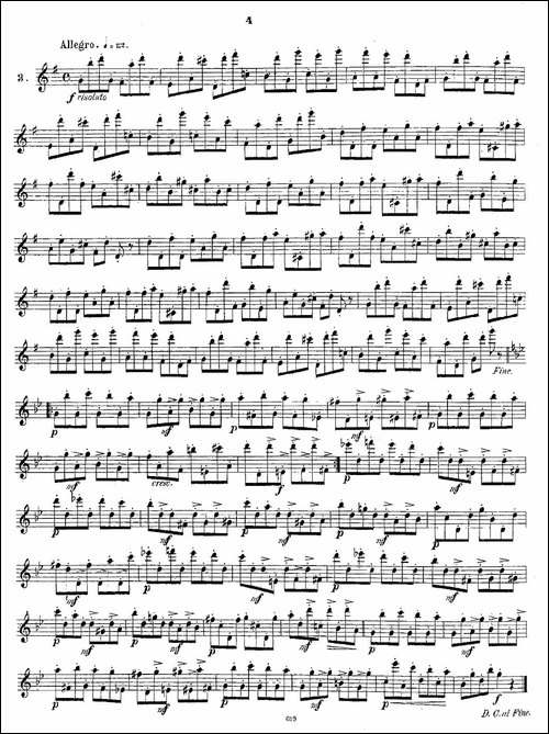 Andersen-etude-op30-之1—12-练习曲作品30号-长笛五线谱|长笛谱