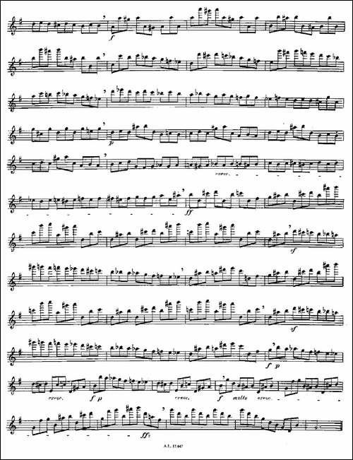 Moyse-25-Studies-after-Czerny-flute-之17-2-长笛五线谱|长笛谱 - 图2 Moyse-25-Studies-after-Czerny-flute-之17-2-长笛五线谱|长笛谱