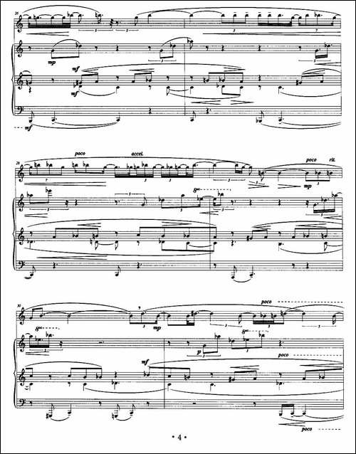 光·续-长笛+钢琴-长笛五线谱|长笛谱