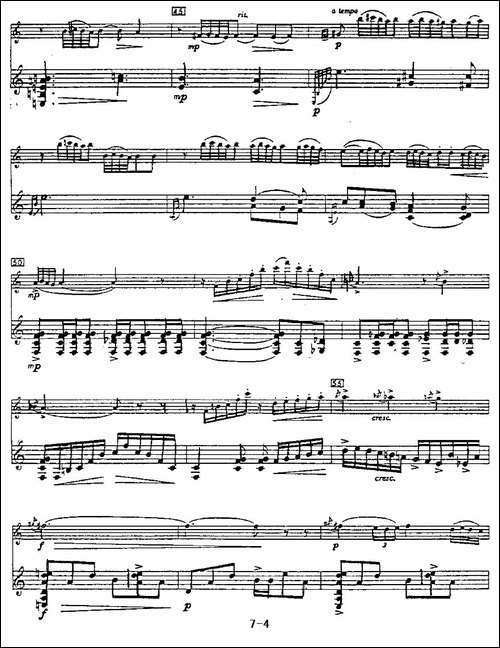 Cantos-sierras-山脉之歌-长笛+吉他-长笛五线谱|长笛谱