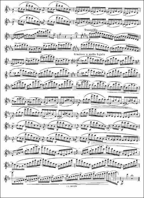 基于维尼亚夫斯基练习曲的10首长笛练习曲之1-Mo-长笛五线谱|长笛谱