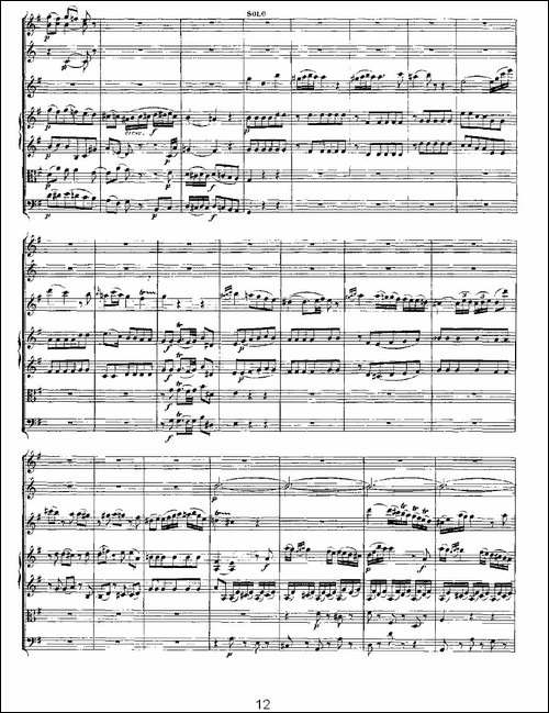 Concerto-in-D-for-Flute,-K.314-D大调长笛协-长笛五线谱|长笛谱