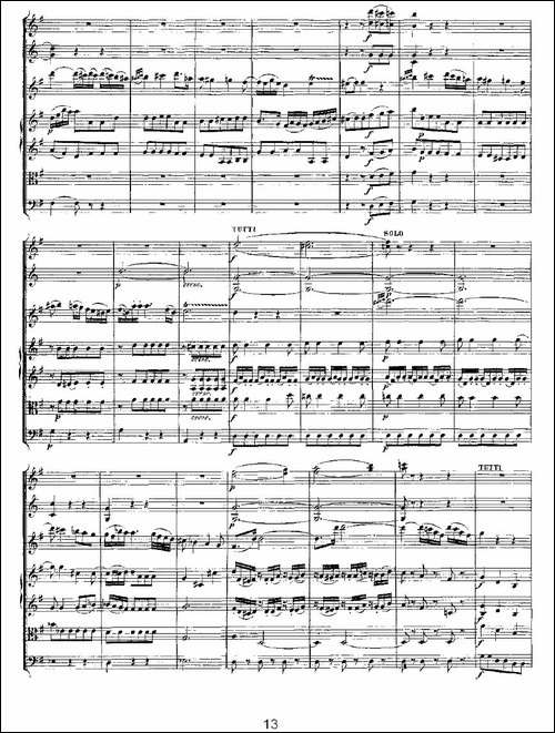 Concerto-in-D-for-Flute,-K.314-D大调长笛协-长笛五线谱|长笛谱