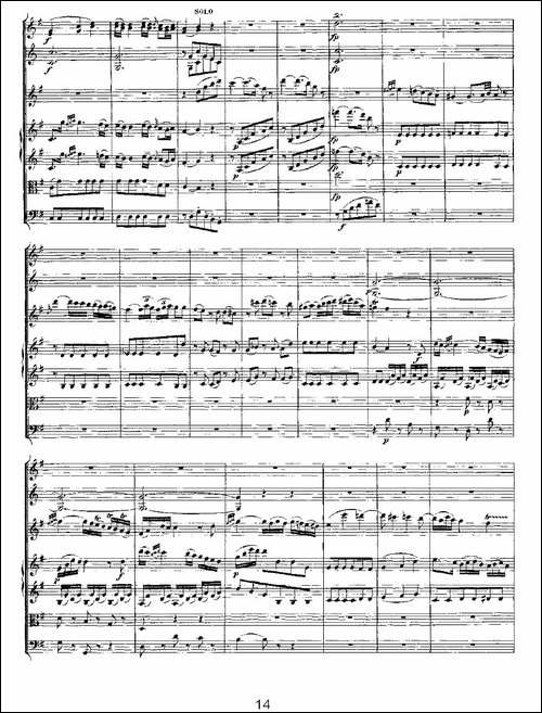 Concerto-in-D-for-Flute,-K.314-D大调长笛协-长笛五线谱|长笛谱