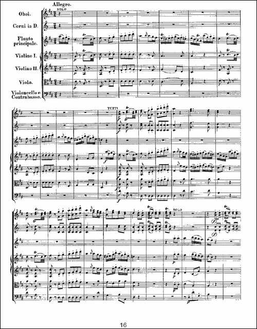Concerto-in-D-for-Flute,-K.314-D大调长笛协-长笛五线谱|长笛谱
