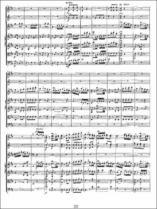 Concerto-in-D-for-Flute,-K.314-D大调长笛协-长笛五线谱|长笛谱
